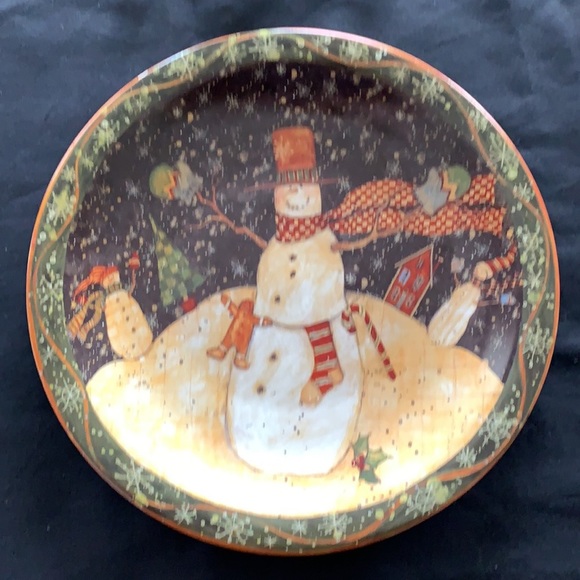 Holiday Plate By Certified International, Design By Susan Winget - Picture 2 of 11